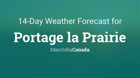 portage la prairie weather forecast.